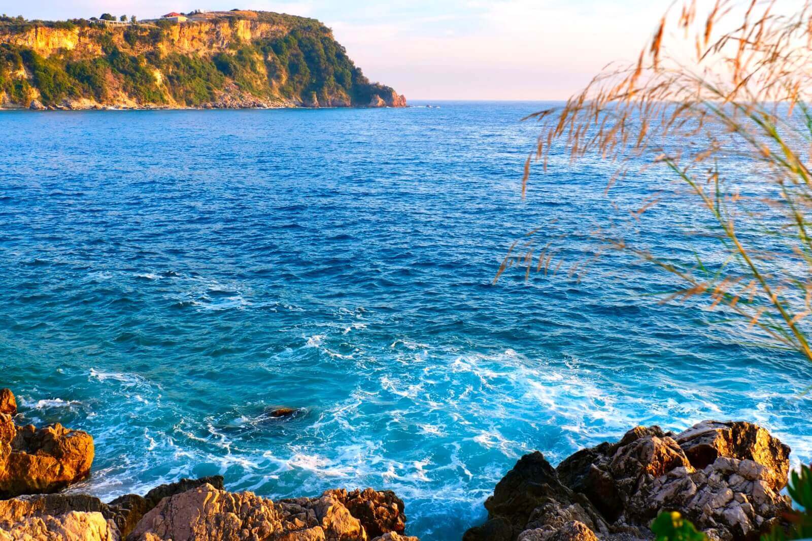 Crystal-clear waters of the Albanian Riviera