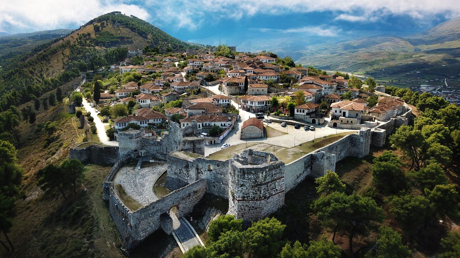 Gjirokastra, an Ottoman-era stone city on the UNESCO World Heritage List