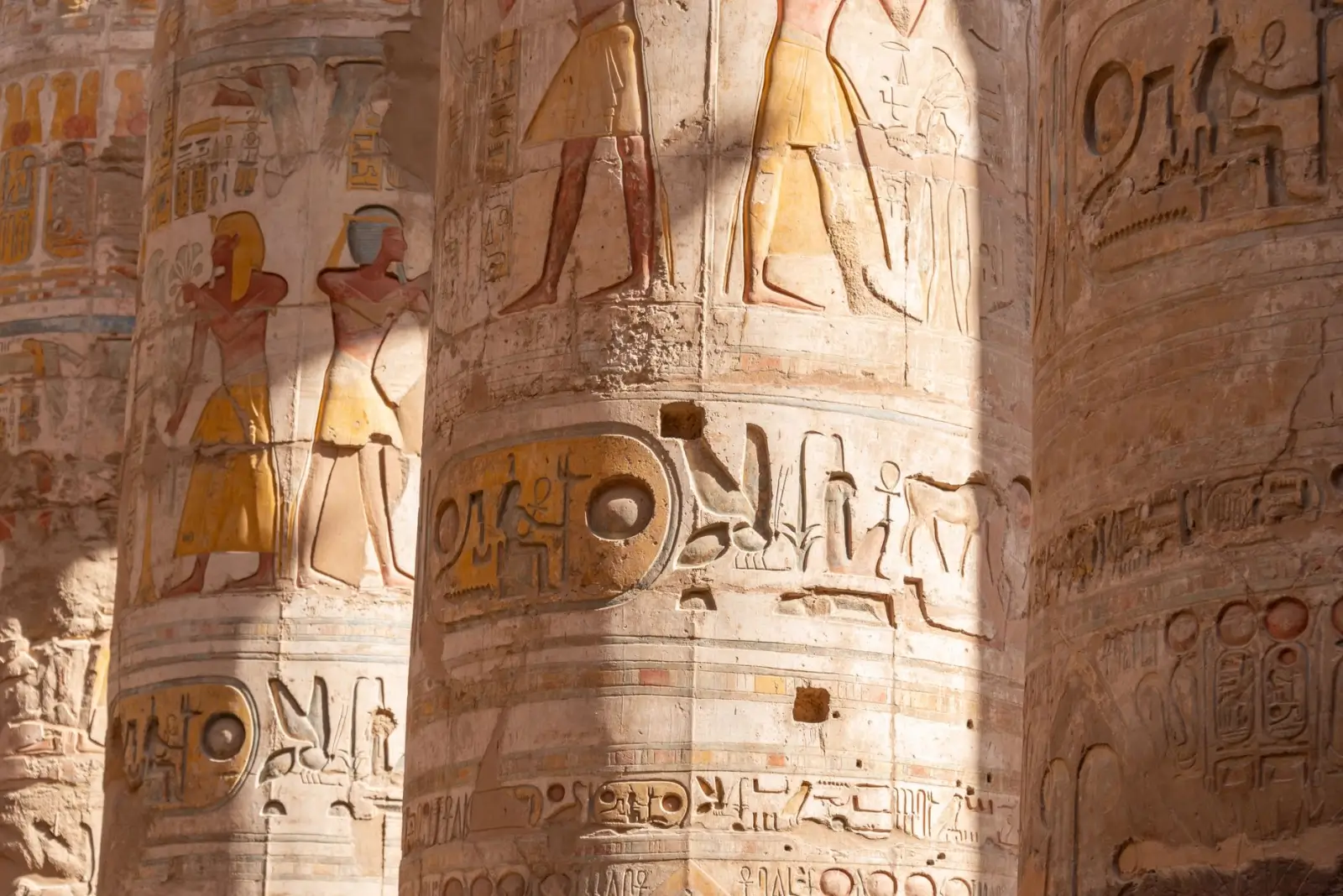 Great Hypostyle Hall Karnak Temple Egypt morning light